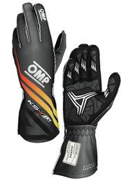 OMP KS-X ART (FIA8877) -ajohanskat, musta/keltainen/punainen