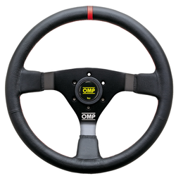 OMP WRC -ratti (350mm/70mm) nahka