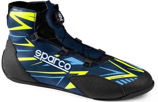 SPARCO K-RAPID ROTOR -ajokeng&auml;t (FIA8877) sininen/keltainen